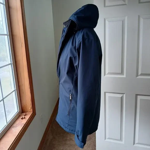 Weatherproof Ultra Tech Removable Hood Fleece Lined Jacket S windbreaker coat - Picture 2 of 14